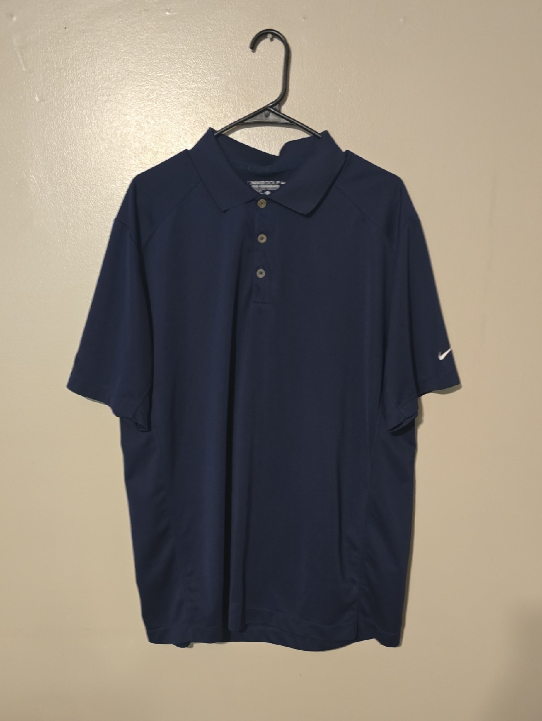 Nike Golf Polo Shirt Navy Blue Mens Size Xl